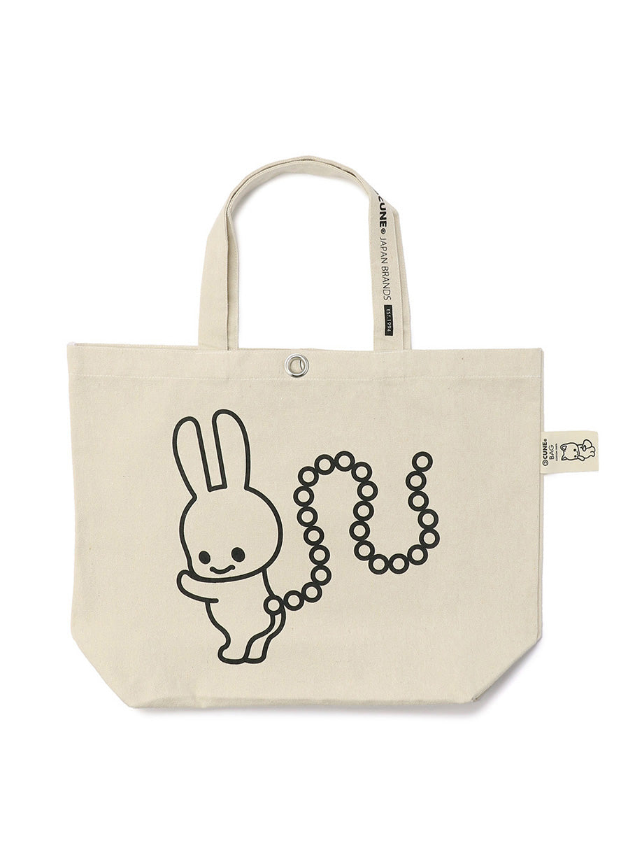 24th プリントトートバッグ ウサギしっぽ24