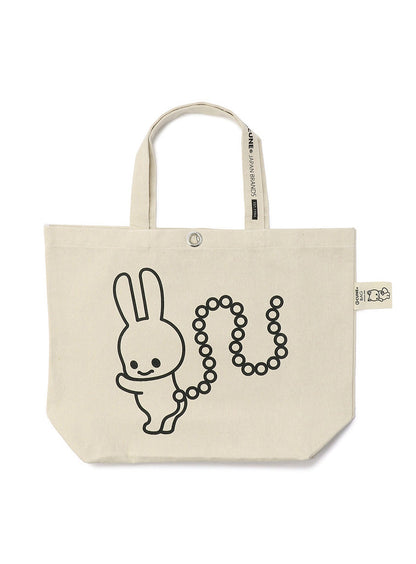 24th プリントトートバッグ ウサギしっぽ24