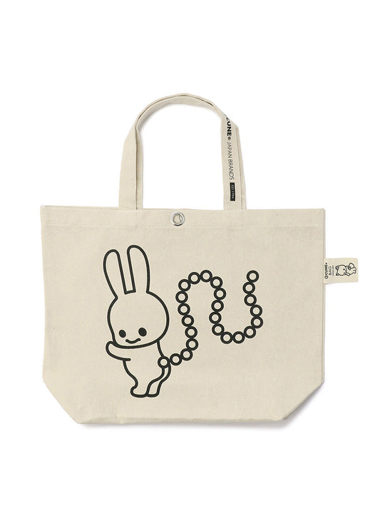 24th プリントトートバッグ ウサギしっぽ24
