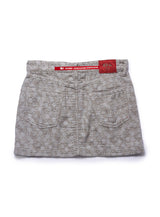 後染ジャガード ミニスカート