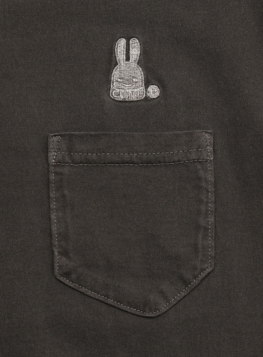 後染めVネックTee