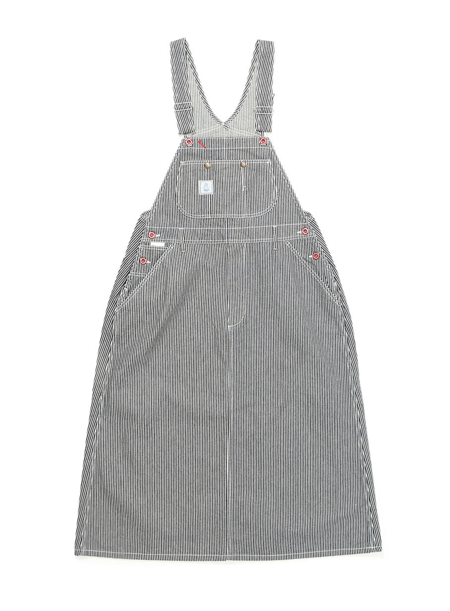 ヒッコリーサロペットワンピース