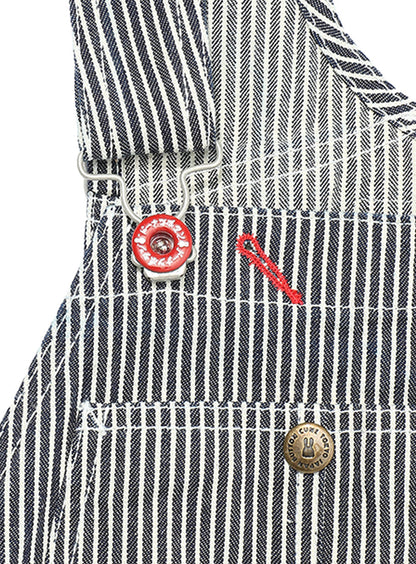 ヒッコリーサロペットワンピース