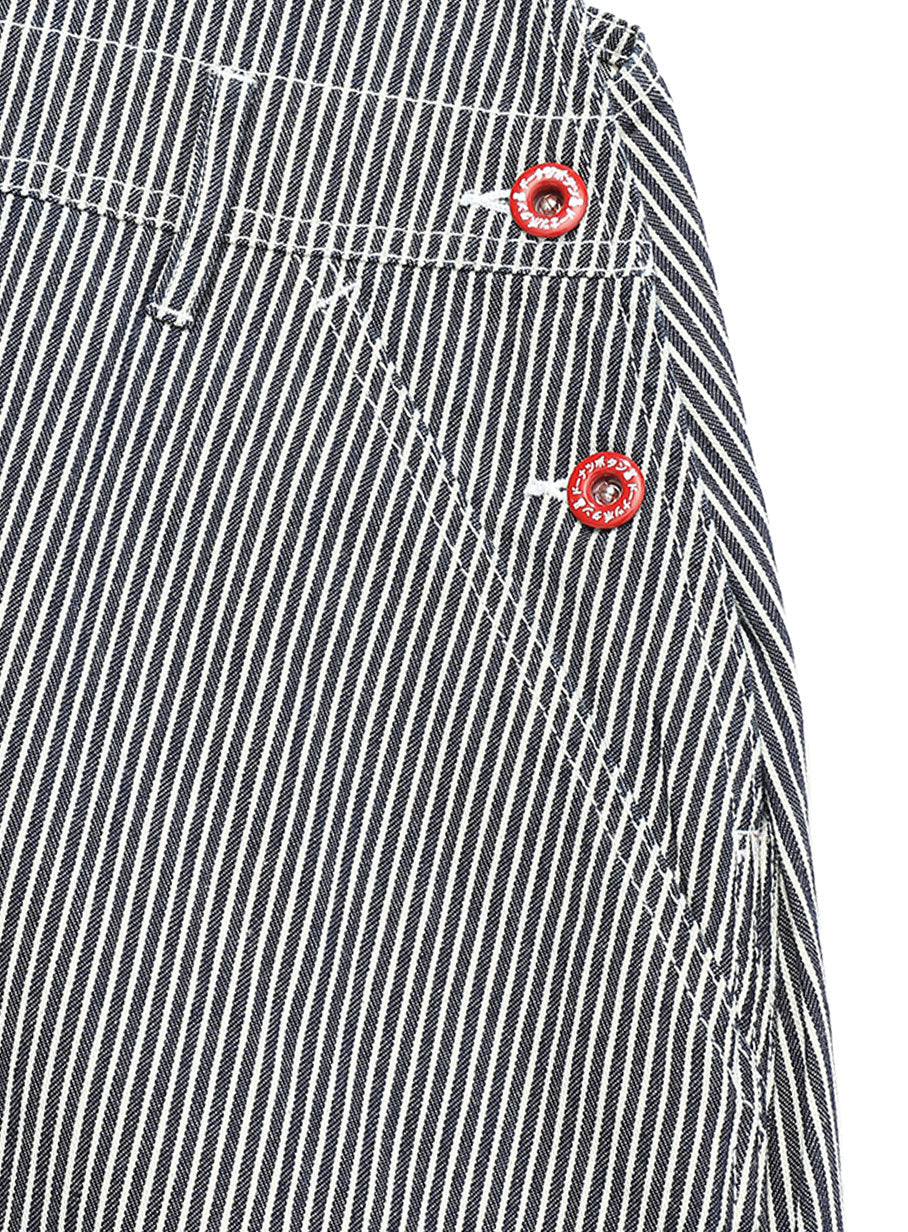 ヒッコリーサロペットワンピース