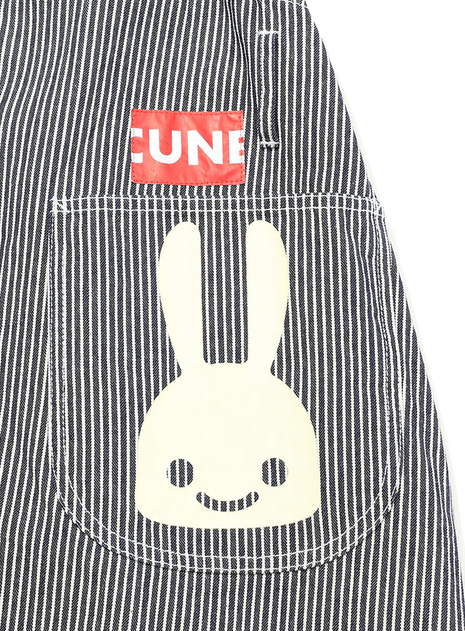 ヒッコリーサロペットワンピース