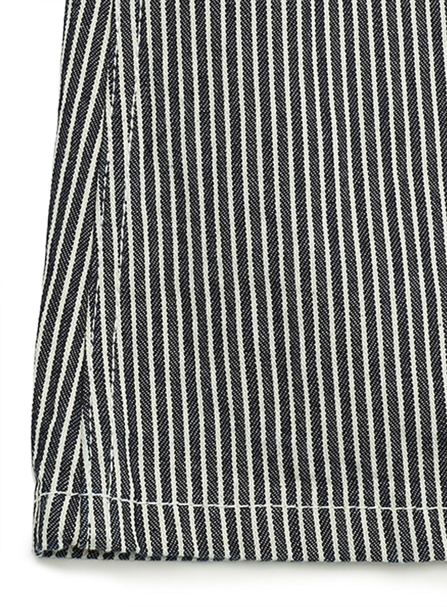 ヒッコリーサロペットワンピース