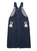 denimサロペットワンピース