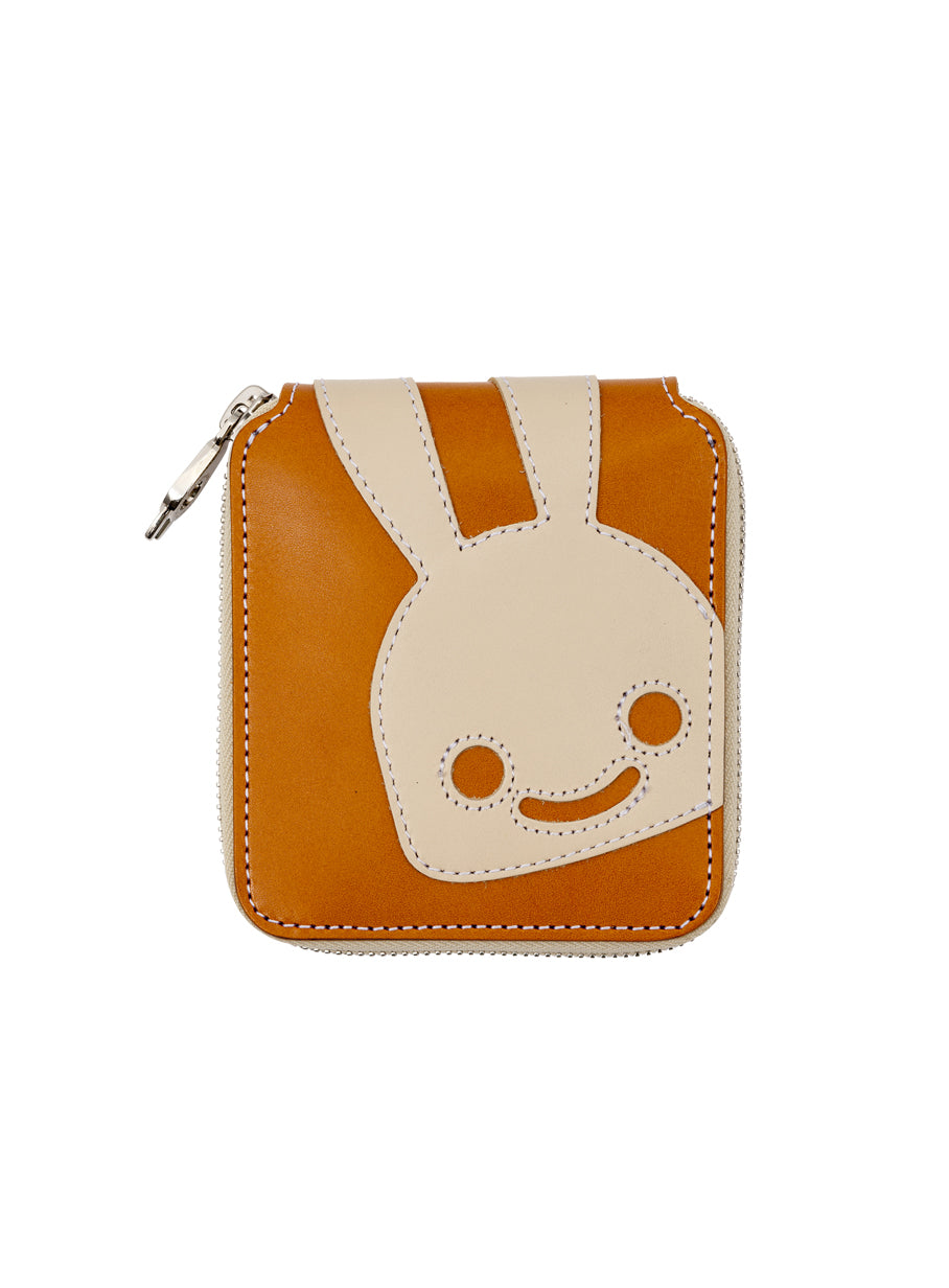 二つ折りラウンドジップウォレット