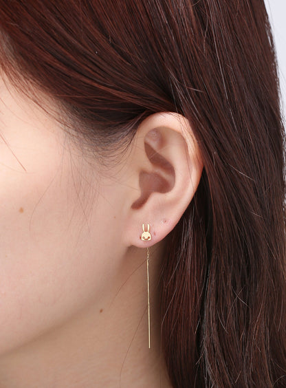 ちびウサギチェーンピアス 1P