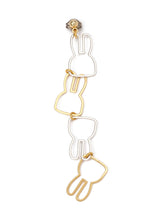 枠ウサギ SLVxGLD ピアス 1P