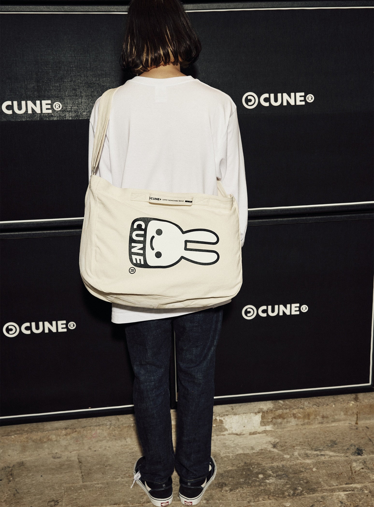 CUNE おかしバッグチャーム 2種セット プリント2WAYバッグ CUNEウサギ