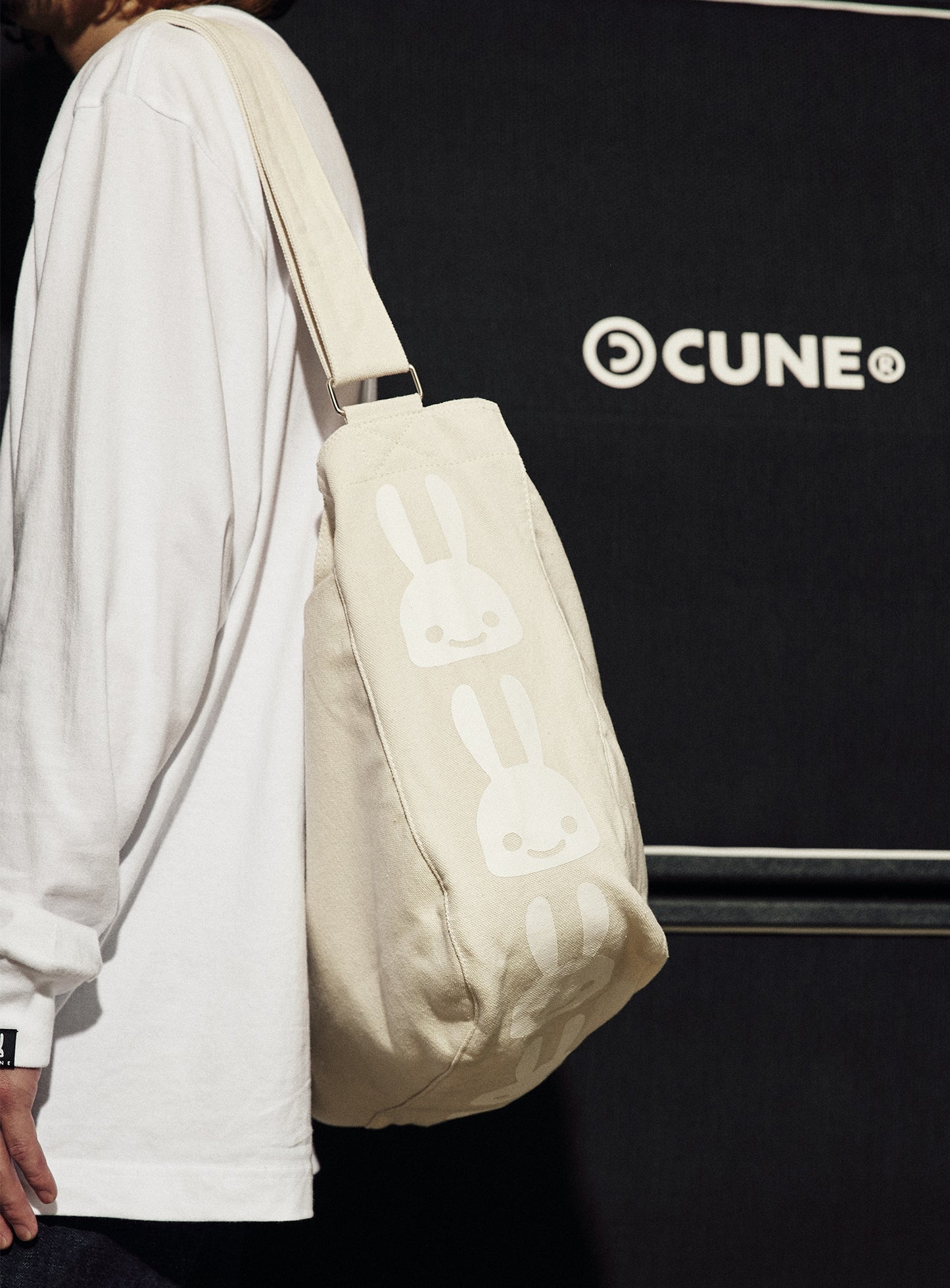 プリント2WAYバッグ CUNEウサギ