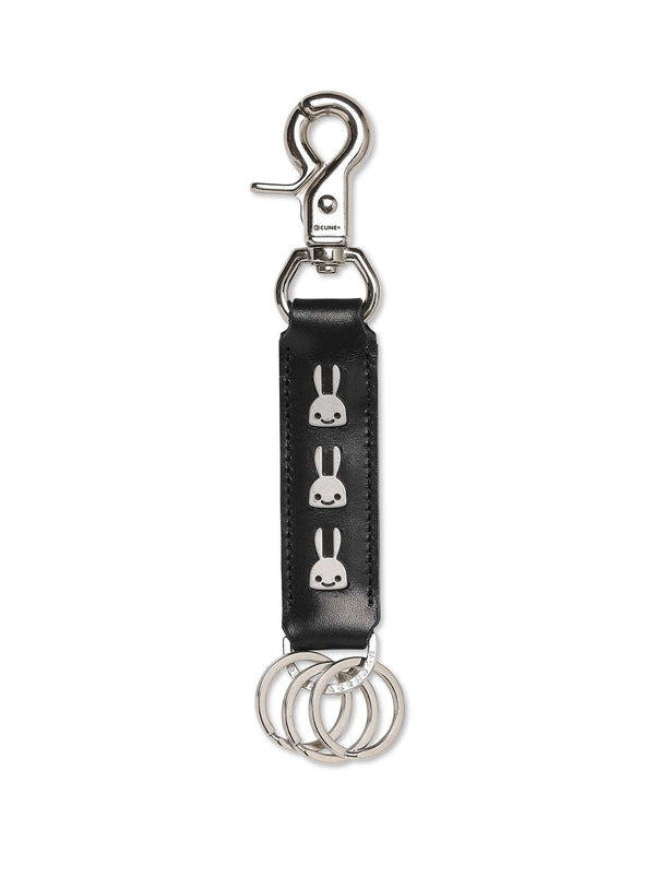 レザースタッズキーホルダー U3