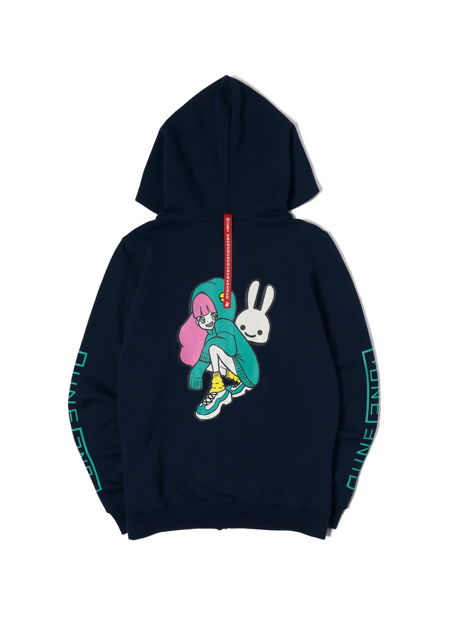 CUNE ZIP PARKA しゃがむ