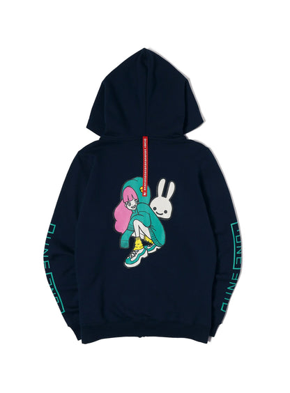 CUNE ZIP PARKA しゃがむ