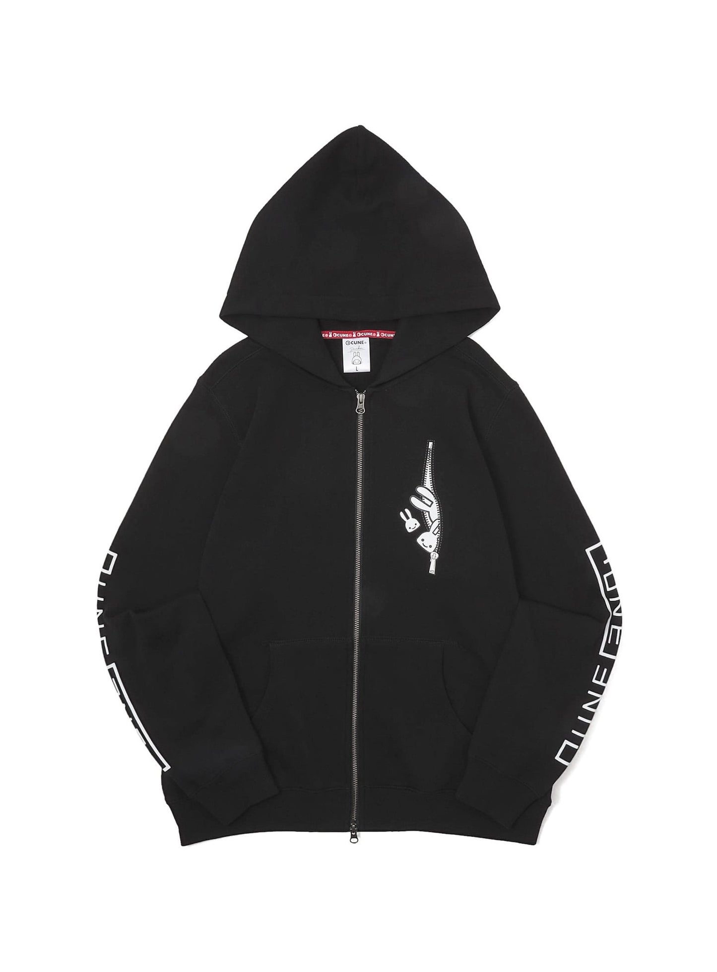 CUNE ZIP PARKA ファスナー