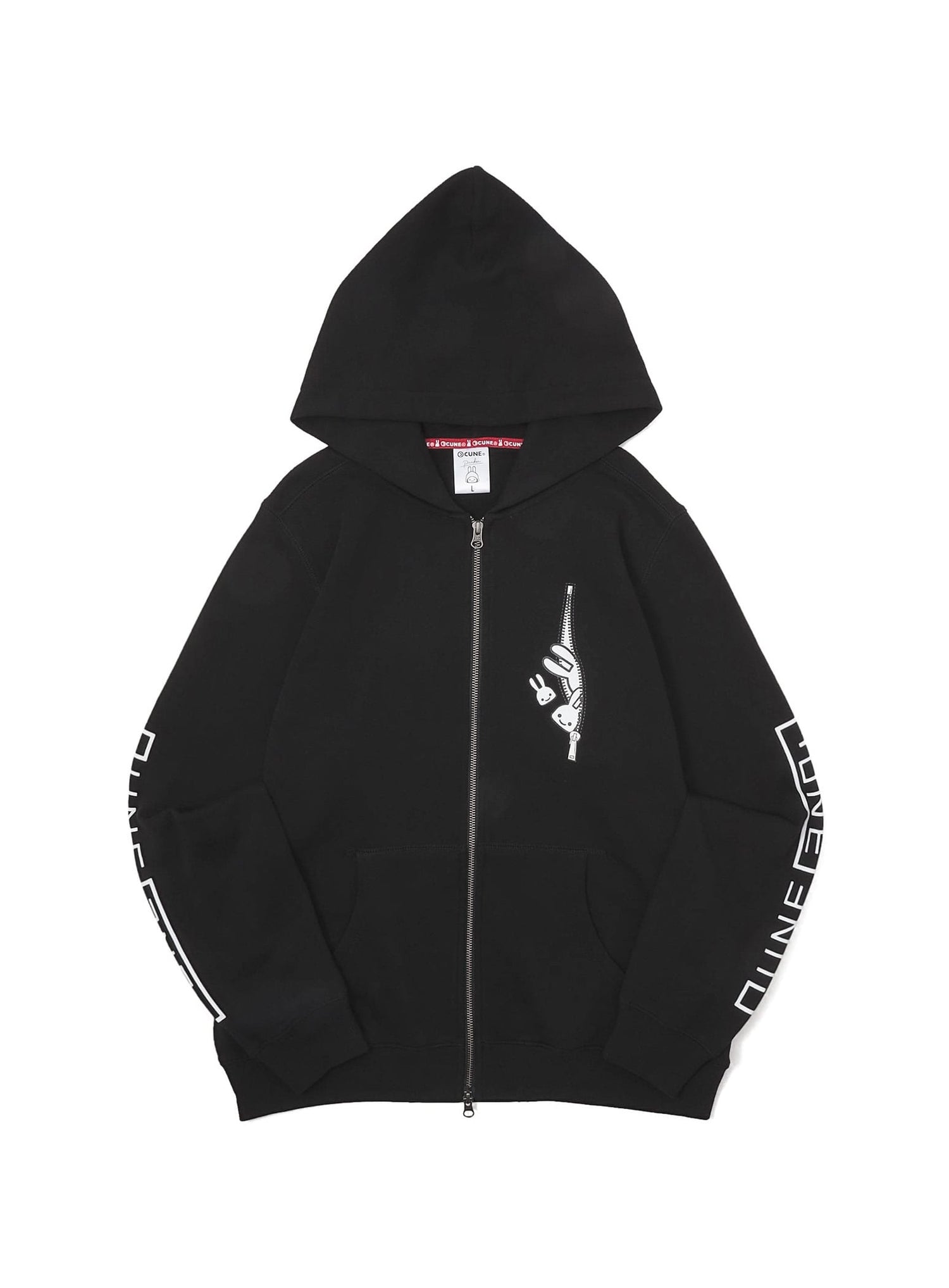 CUNE ZIP PARKA ファスナー