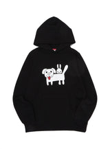 CUNE PULL PARKA 白い犬