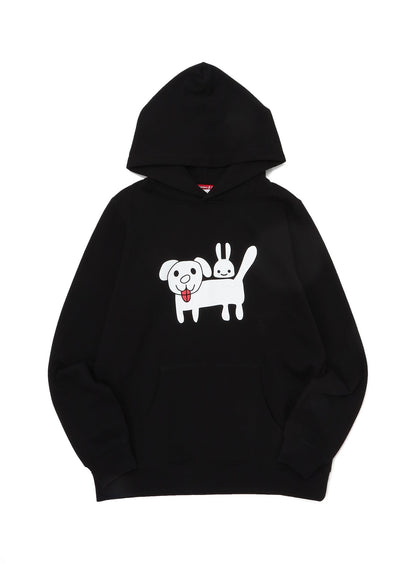 CUNE PULL PARKA 白い犬