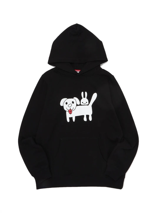 CUNE PULL PARKA 白い犬