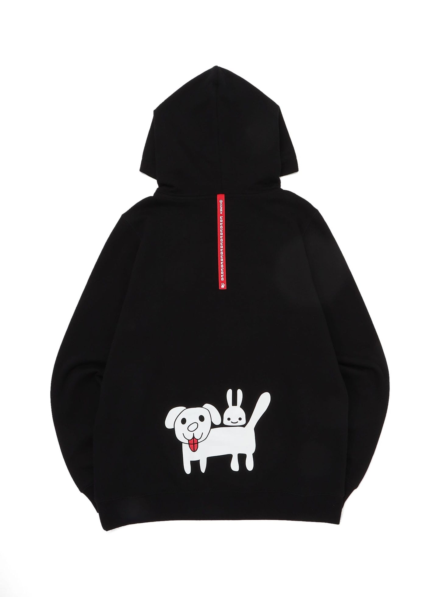 CUNE PULL PARKA 白い犬