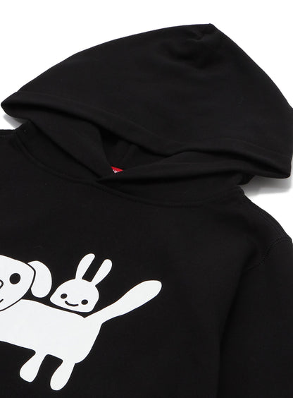 CUNE PULL PARKA 白い犬