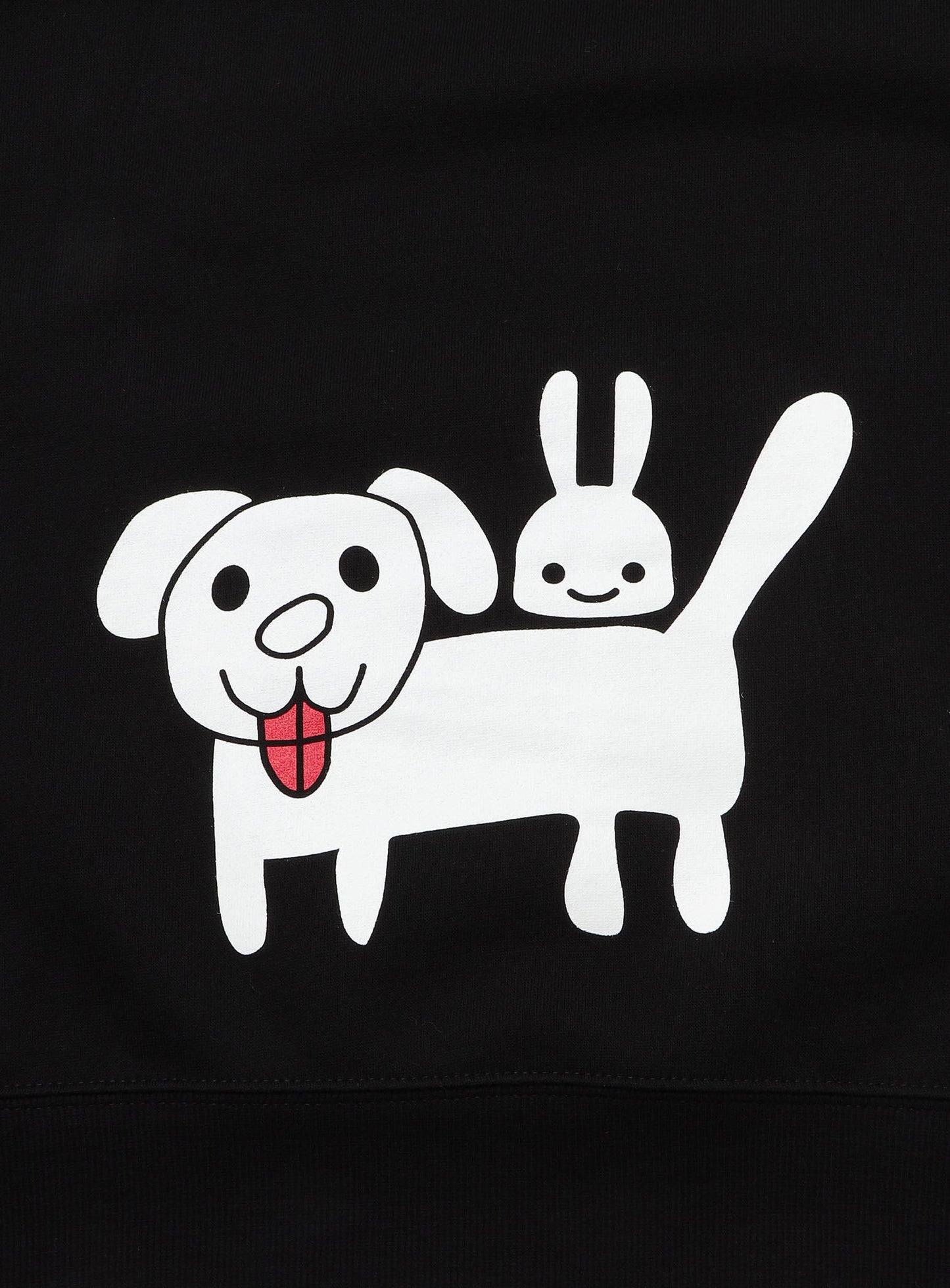 CUNE PULL PARKA 白い犬