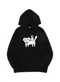 CUNE PULL PARKA 白い犬
