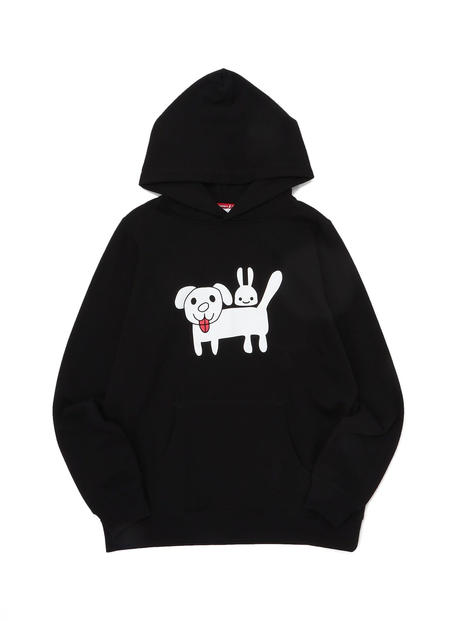 CUNE PULL PARKA 白い犬