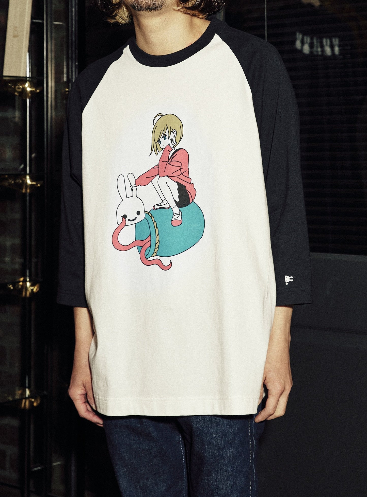 ラグランTシャツ タコツボ