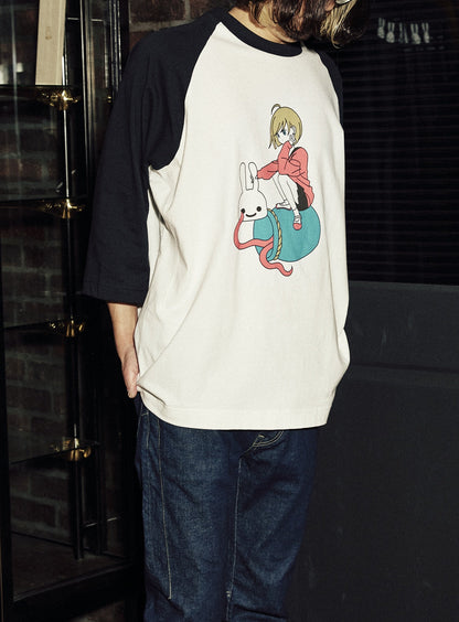 ラグランTシャツ タコツボ
