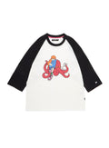 ラグランTシャツ タコすわり