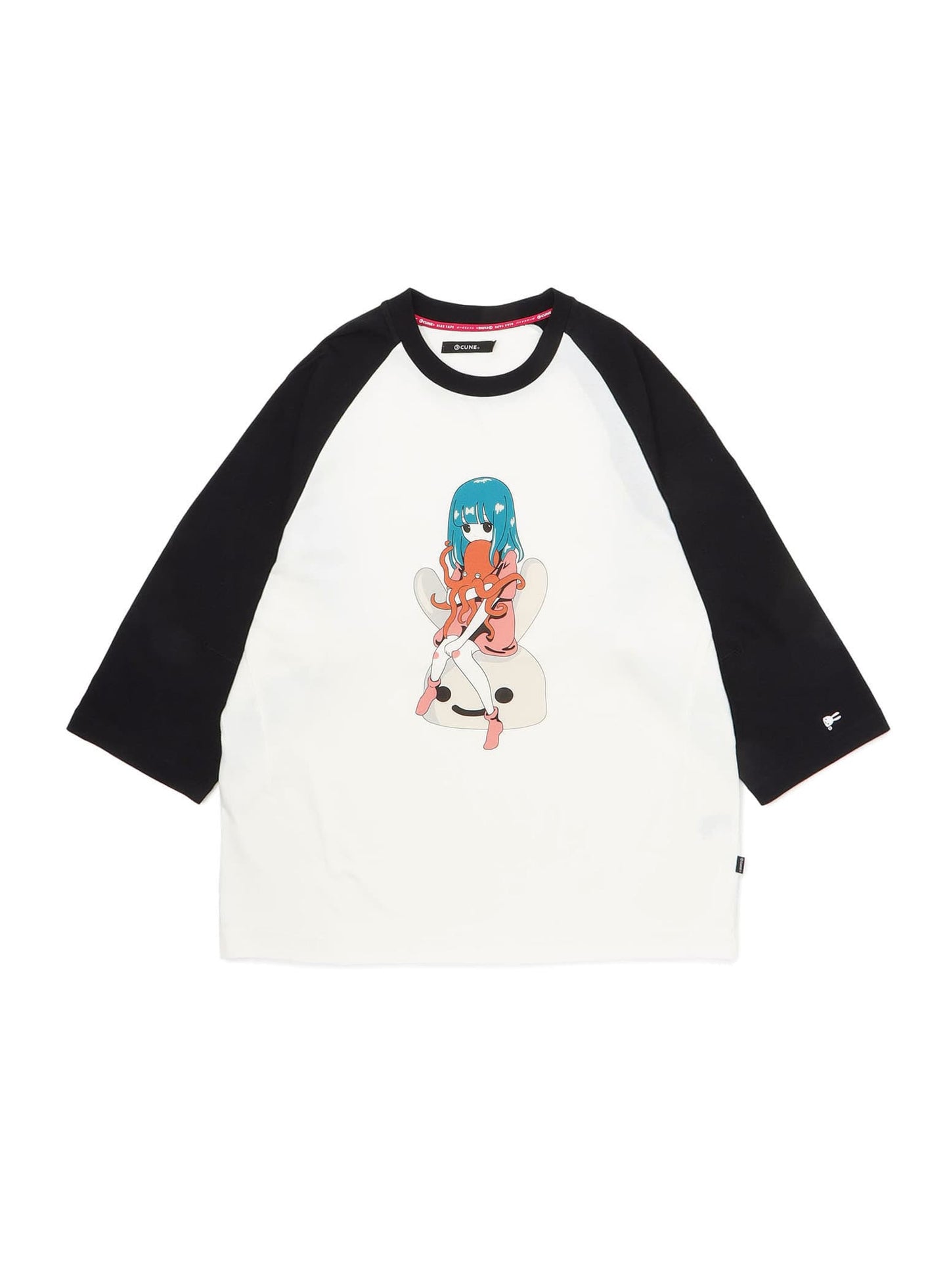 ラグランTシャツ タコだっこ