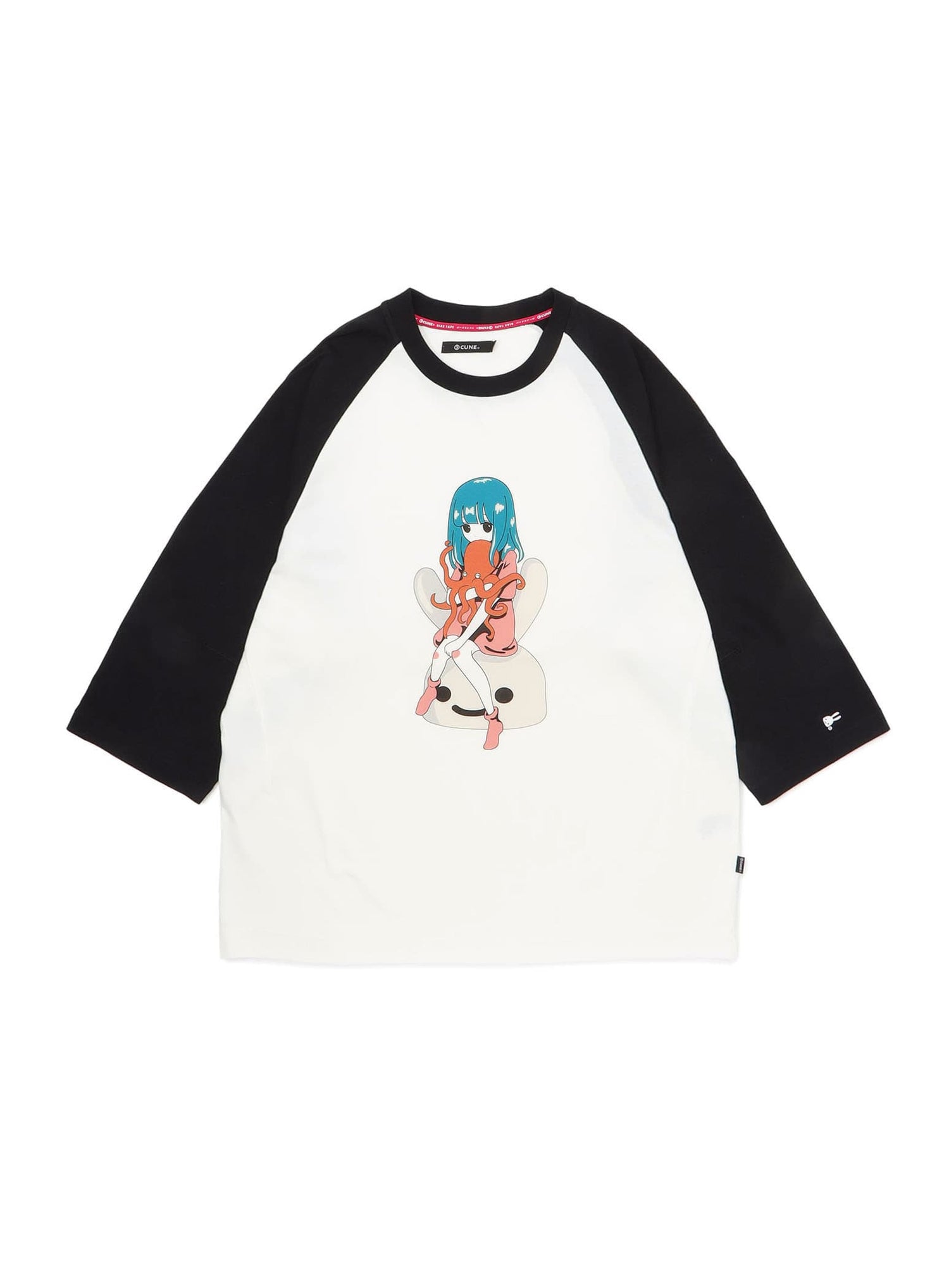 ラグランTシャツ タコだっこ