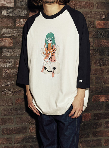 ラグランTシャツ タコだっこ