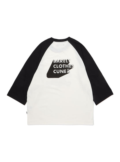 ラグランTシャツ ドクロ