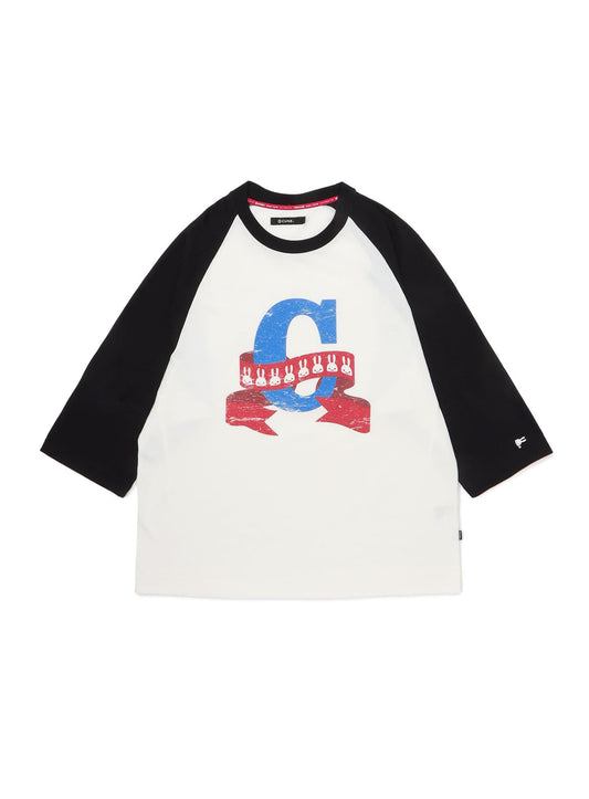 ラグランTシャツ リボン