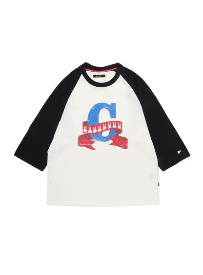 ラグランTシャツ リボン