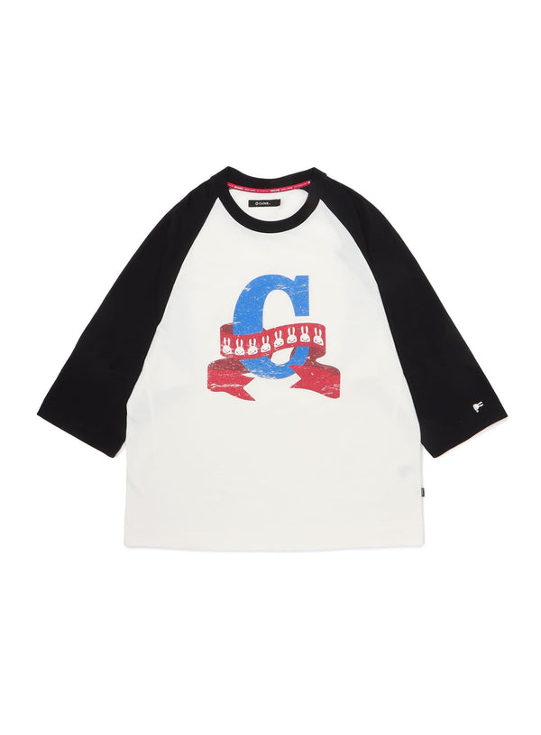 ラグランTシャツ リボン