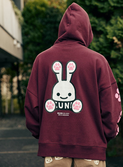ヘヴィウェイトビッグパーカー 29th 肉球CUNEウサギ