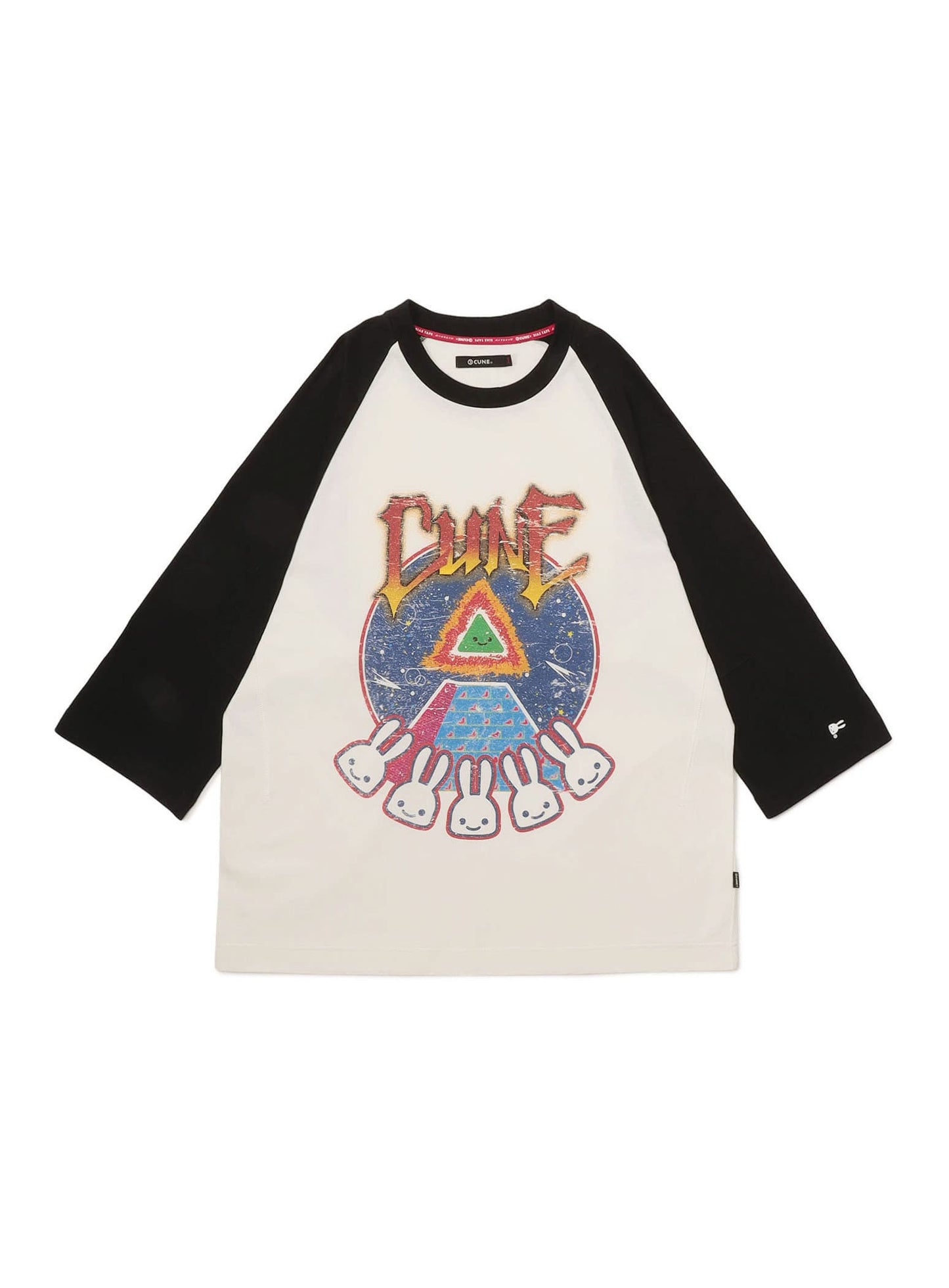 ラグランTシャツ ピラミッド