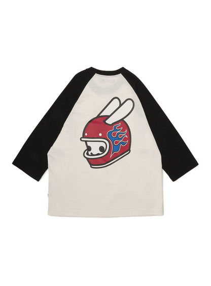 ラグランTシャツ ヘルメット