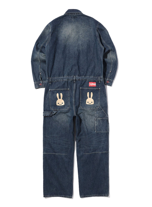 CUNE WORK つなぎ デニム 加工