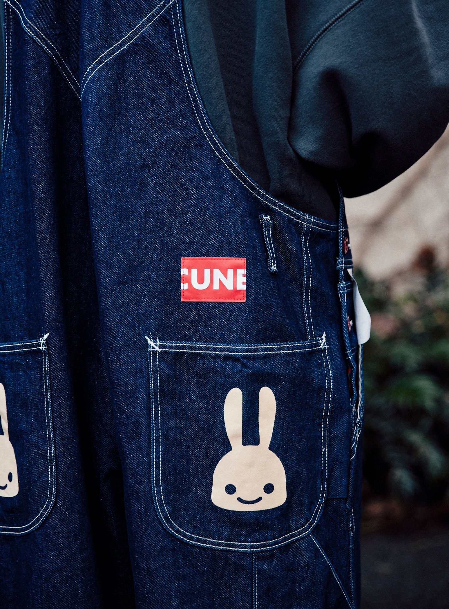 CUNE WORK オーバーオール デニム OW