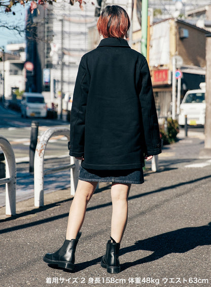 裏毛のPコート