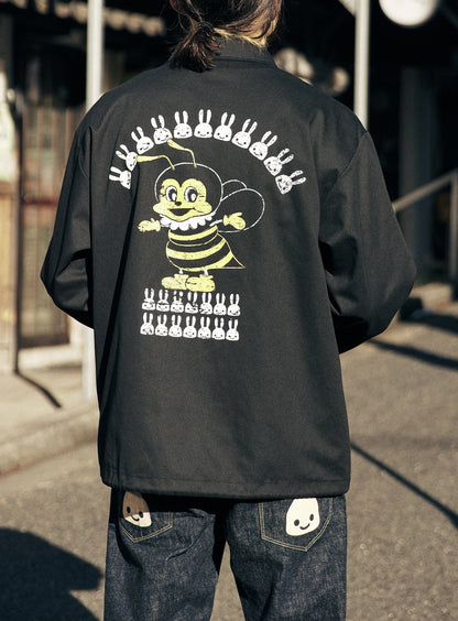 ツイルコーチジャケット ハチくん