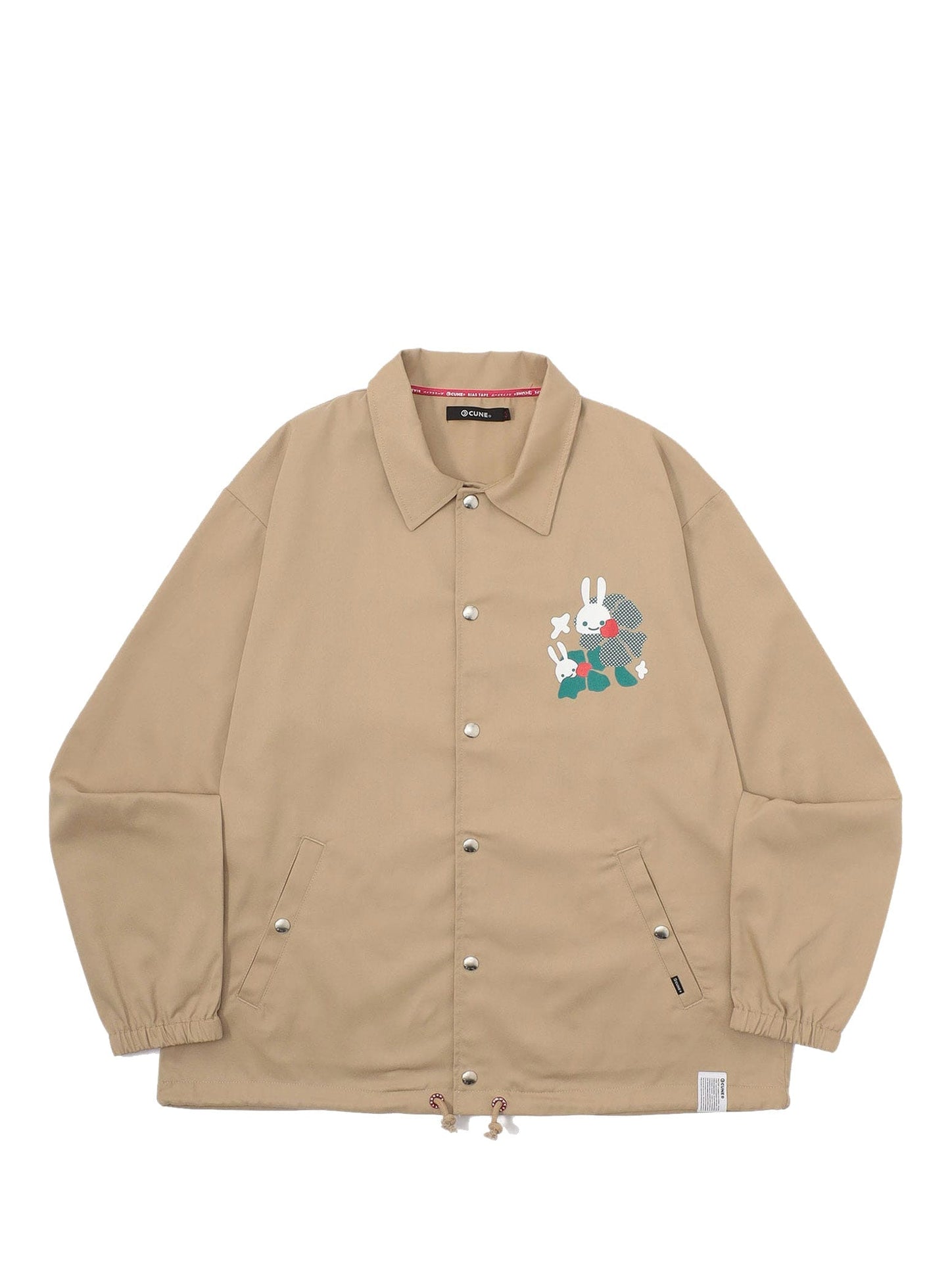 ツイルコーチジャケット 花