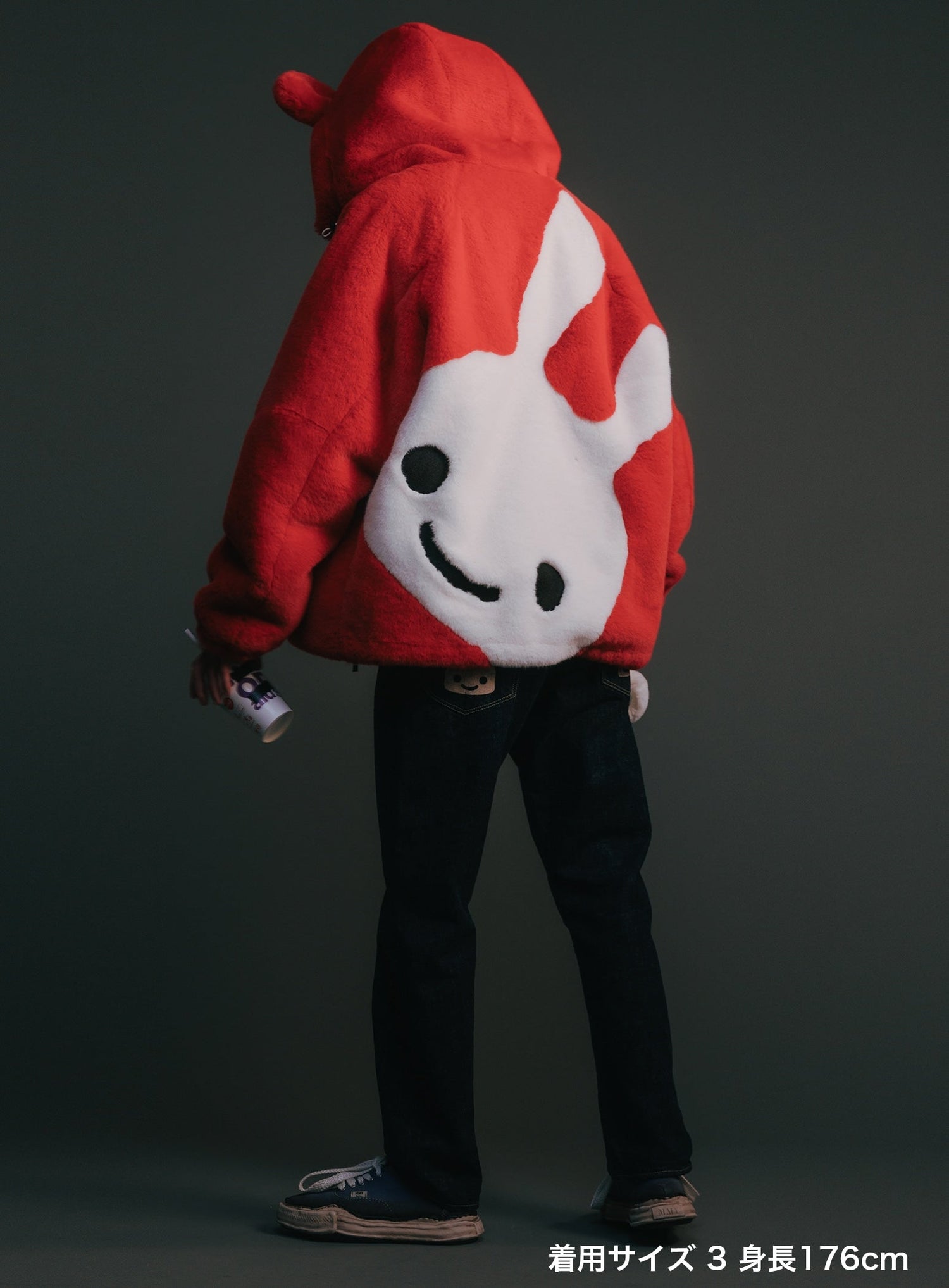 耳付きファーブルゾン
