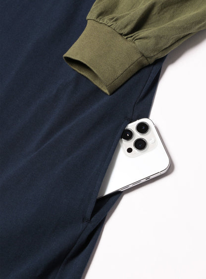 モックネックワンピース