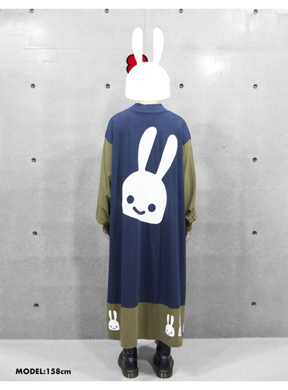 モックネックワンピース